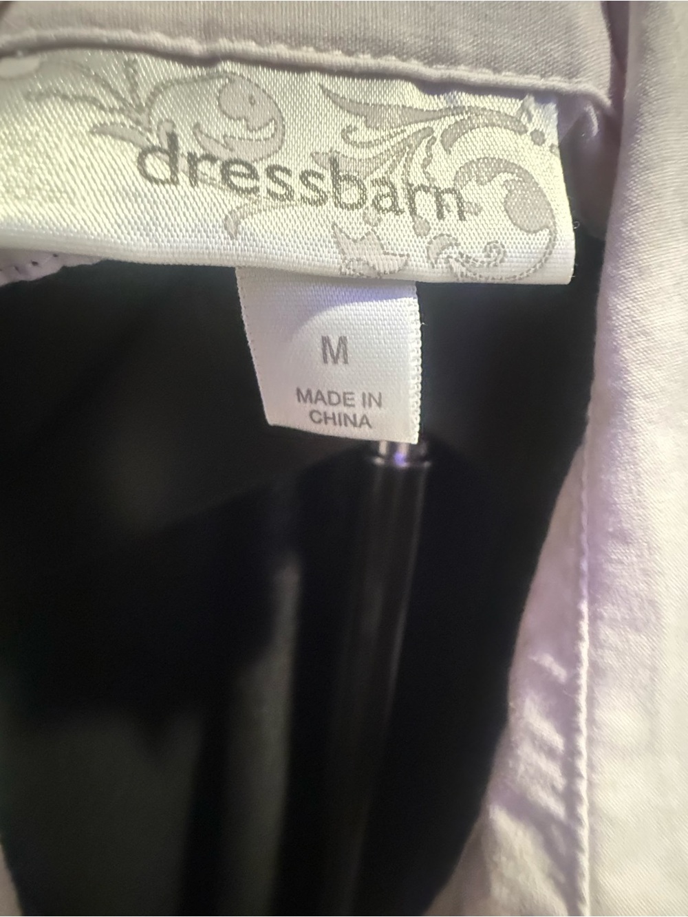 Dressbarn Black & White Faux Layered Vest Shirt M - Picture 2 of 7